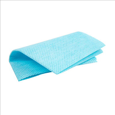 25 U. LAVETTES "SUPER PERFOKLEEN" 80 G/M2 36x42,5 CM BLEU VISCOSE (6 UNITÉS)