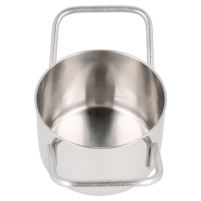 MINI SAUTOIRS 'ARTINOX' Ø 8x4,5 CM ARGENTE INOX (6 UNITÉS)