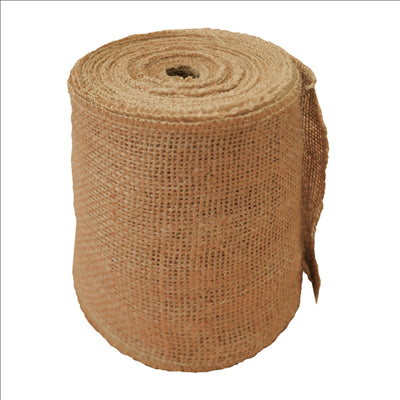 RUBAN CADEAU  10Mx120 MM NATUREL JUTE (1 UNITÉ)