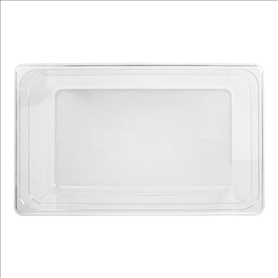 BAC GASTRONORM 1/1 19,1 L 53x32,5x15 CM TRANSPARENT POLYCARBONATE (1 UNITÉ)