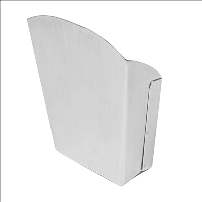 BOÎTES À FRITES S 'ARTINOX' 9x5,1x12,1 CM ARGENTE INOX (12 UNITÉS)