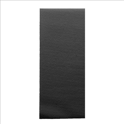 SERVIETTES P.1/8 SLIM 55 G/M2 33x40 CM NOIR AIRLAID (700 UNITÉS)