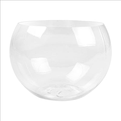 RÉCIPIENTS INJECTÉS "SPHERE" 150 ML 6,3x5 CM TRANSPARENT APET (100 UNITÉS)