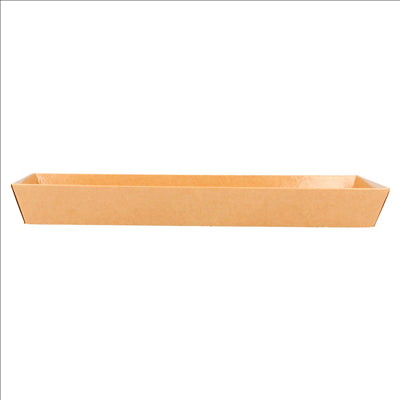 BARQUETTES 250 + 12,5 PE G/M2 19x8,5x3,5 CM NATUREL KRAFT (1000 UNITÉS)