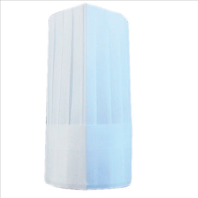 TOQUES AJUSTABLES CLASSIQUES 31 CM BLANC AIRLAID (10 UNITÉS)