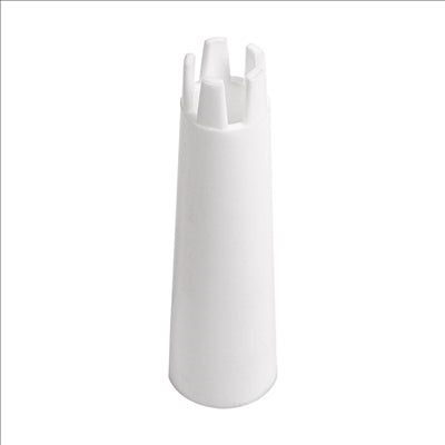 BUSE POUR SIPHON CRÈME, DROITS BLANC PP (50 UNITÉS)