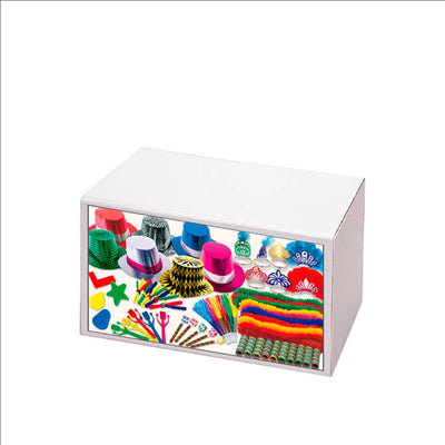 COTILLON 50 PERSONNES 'NEW ORLEANS' 52x35x34 CM ASSORTI (1 UNITÉ)