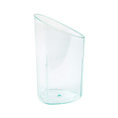 MISES EN BOUCHE RÉUTILISABLES "CYLINDRE" 4,7x4,7x8,1 CM VERT D'EAU PS (600 UNITÉS)