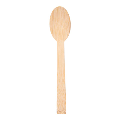 CUILLÈRES 17 CM NATUREL BAMBOU (100 UNITÉS)
