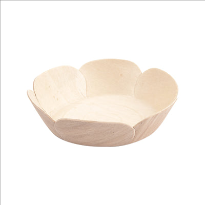 BOLS 'WOOD' Ø 11,5x3 CM NATUREL BOIS (200 UNITÉS)