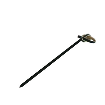 PIQUES "RUBAN" 9 (h) CM NOIR BAMBOU (100 UNITÉS)