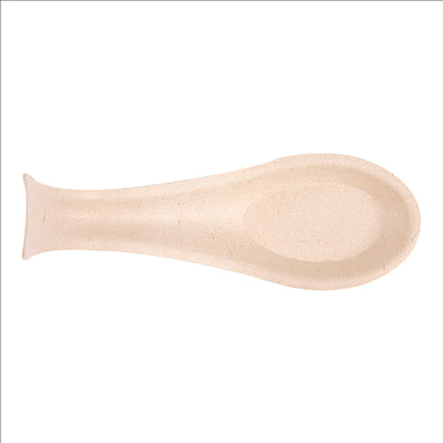 RÉCIPIENT À CUILLÈRE 'BIONIC' 10,1x2,7x2,6 CM NATUREL BAGASSE (1000 UNITÉS)
