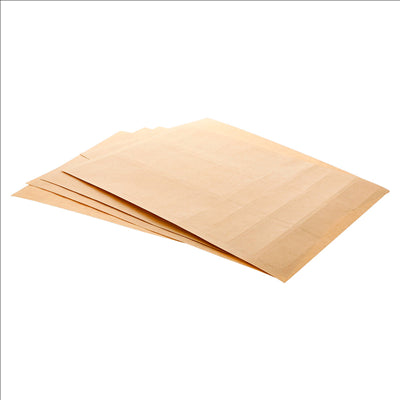 ÉTIQUETTES ADHESIVES BANDE 2,4x6 CM NATUREL KRAFT (3000 UNITÉS)