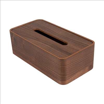 DISTRIBUTEUR MOUCHOIRS 26,5x14x8,5 CM MARRON BOIS (1 UNITÉ)