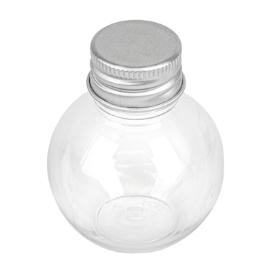 FLACONS AVEC BOUCHON EN ALUMINIUM 50 ML Ø5x6,2 CM TRANSPARENT PET (150 UNITÉS)