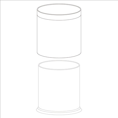 CORBEILLE CHAMBRES 'DELUXE' 9 L Ø 22,5x27 CM NOIR ACIER (1 UNITÉ)