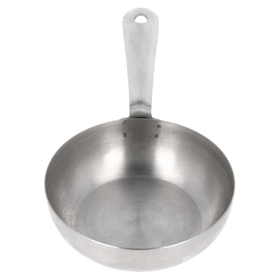MINI POÊLE 'ARTINOX' Ø 10x3 CM ARGENTE INOX (12 UNITÉS)