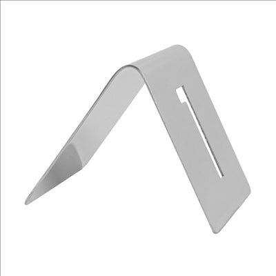 NUMÉROS DE TABLE DU 1 AU 25 7,5x5,5 CM ARGENTE INOX (1 UNITÉ)