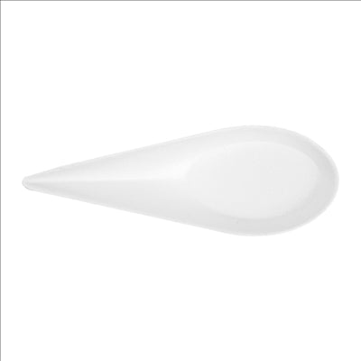 RÉCIPIENT À CUILLÈRE 'BIONIC' 10,5x3,6x2,7 CM BLANC BAGASSE (1000 UNITÉS)