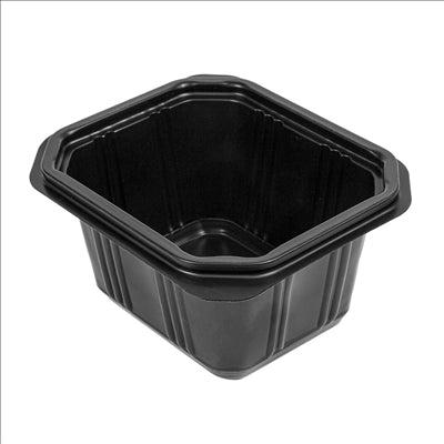 RÉCIPIENT 500 ML 13,9x11,8x7 CM NOIR PP (1200 UNITÉS)