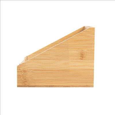 DISTRIBUTEUR CONDIMENTS 15x18x14 CM NATUREL BAMBOU (1 UNITÉ)