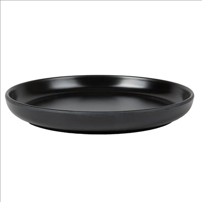 ASSIETTES PLATES 'ASAMI WARE' Ø 16x2 CM NOIR MÉLAMINE (6 UNITÉS)