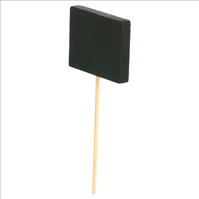PIQUES "ARDOISE" 3,5x2,5x9 (h) CM NOIR BAMBOU (100 UNITÉS)