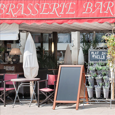 ARDOISE EN ANGLE 2 FACES 65x80x115 CM NOIR BOIS (1 UNITÉ)