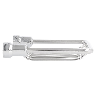 SAVONNIERE 13x10 CM ARGENTE INOX (1 UNITÉ)