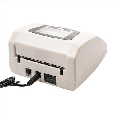 EURODÉTECTEUR FAUX BILLETS AC220-240V 12,5x14x7 CM BLANC PLASTIQUE (1 UNITÉ)