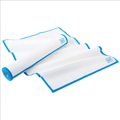 10 U. TORCHONS DE CUISINE 'ROLL-DRAP' 52x64 CM BLEU COTON (1 UNITÉ)