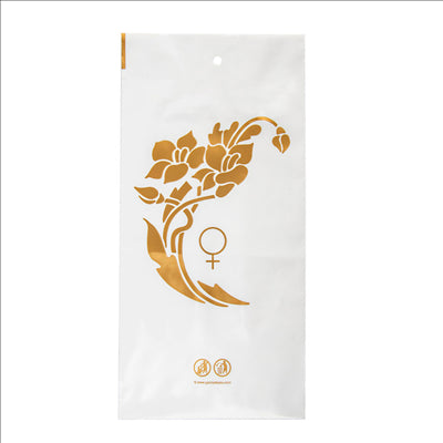 SACHETS HYGIÉNIQUES 'TOUCH OF CHARM' 12,5x25 CM BLANC LDPE (1000 UNITÉS)