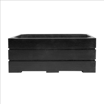 BOÎTE BUFFET GN 1/4 26,5x16,2x10 CM NOIR BAMBOU (1 UNITÉ)
