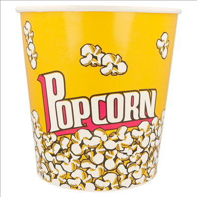 RÉCIPIENTS POUR POP-CORN 3900 ML 260 +20 PE G/M2 Ø 18,5/14,5x19,5 CM CARTON (300 UNITÉS)