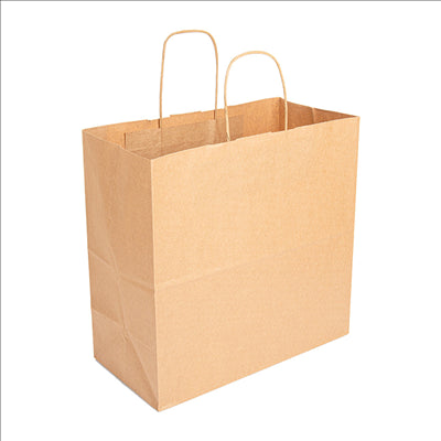 SACS SOS AVEC ANSES 90 G/M2 32+16x31 CM NATUREL KRAFT (250 UNITÉS)