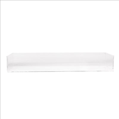 PLATEAU PRODUITS D'ACCUEIL 24x6,8x3,7 CM TRANSPARENT METACRYLATE (1 UNITÉ)