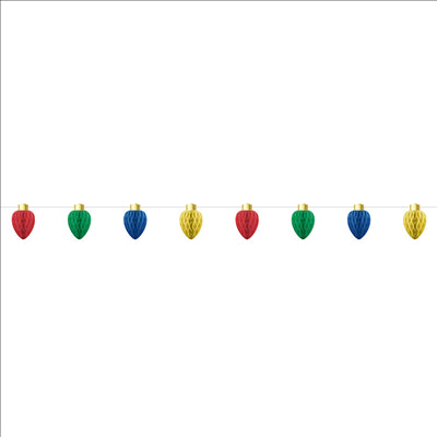 GUIRLANDE  17 G/M2 2,5 M ASSORTI PAPIER (24 UNITÉS)