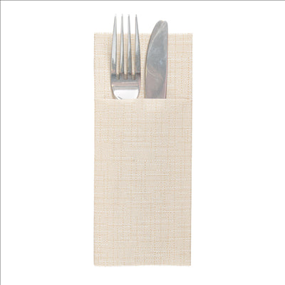 SERVIETTES "CANGURITO" 'DRY COTTON' 55 G/M2 33x40 CM SABLE AIRLAID (700 UNITÉS)