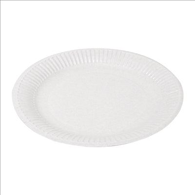 PLATEAUX PÂTISSERIE EN RELIEF 300 G/M2 Ø 24 CM BLANC CARTON (100 UNITÉS)