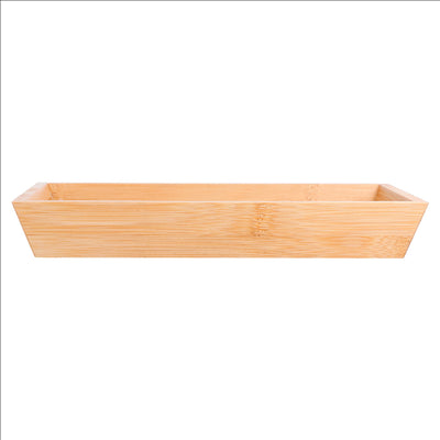 PLATEAU 20x10x3 CM NATUREL BAMBOU (1 UNITÉ)