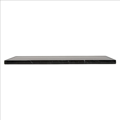 PLATEAU POUR BUFFET 'ASAMI WARE' 53x16,2x1,7 CM IMITATION MARBRE NOIR MÉLAMINE (1 UNITÉ)