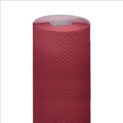 NAPPE EN ROULEAU 48 G/M2 1,20x7 M BORDEAUX CELLULOSE (25 UNITÉS)