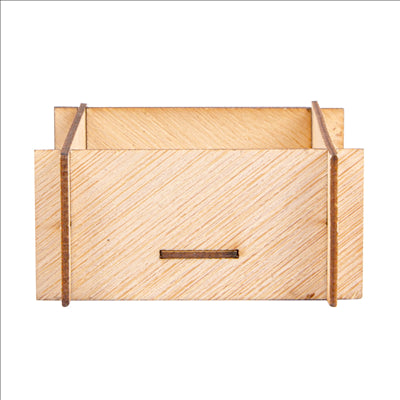 MINI RÉCIPIENTS POUR MISE EN BOUCHE 6,3x6,3x3 CM NATUREL BAMBOU (100 UNITÉS)