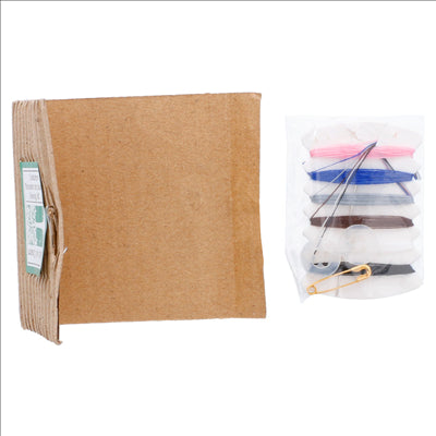 NÉCESSAIRES À COUTURE, ÉTUI RECYCLÉ 6x6,5 CM (100 UNITÉS)