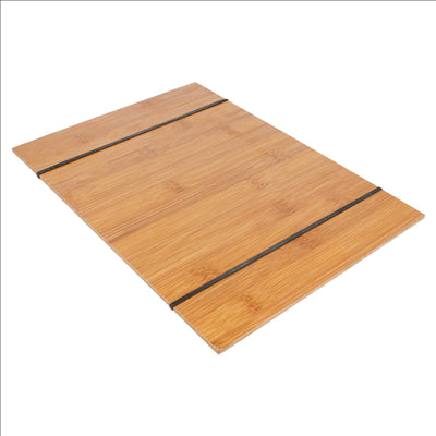PLANCHE PORTE MENU AVEC ÉLASTIQUES 22,9x31,8x0,4 CM NATUREL MDF (10 UNITÉS)
