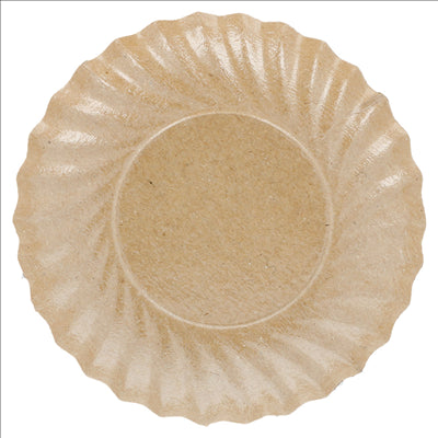 MINI PLATEAUX 380 G/M2 Ø 9 CM CHOCOLAT/PRALINÉ CARTON (200 UNITÉS)