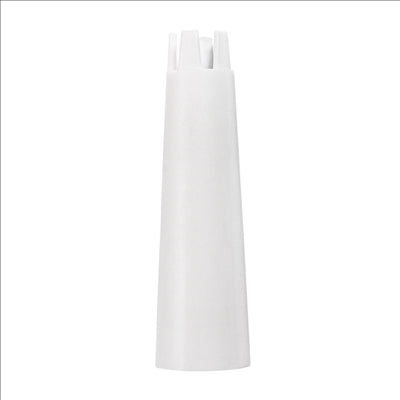 BUSE POUR SIPHON CRÈME, DROITS BLANC PP (50 UNITÉS)