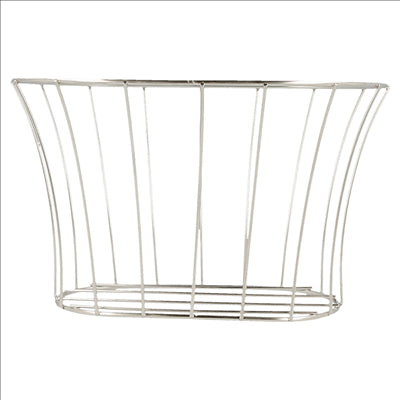 BASKET STYLE TOSCANE 'ARTINOX' 21x12,7x12,7 CM ARGENTE INOX (12 UNITÉS)