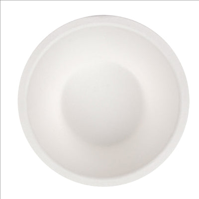 BOLS 'BIONIC' 250 ML Ø11,4x4,4 CM BLANC BAGASSE (1500 UNITÉS)