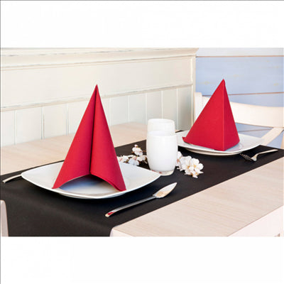 SERVIETTES 55 G/M2 40x40 CM ROUGE AIRLAID (700 UNITÉS)